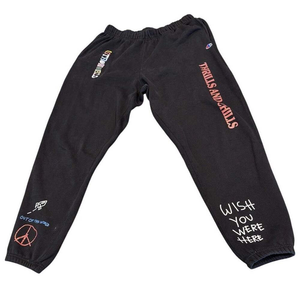 Authentic Travis Scott  Astro World Peace Champion Sweatpants Size X-Large